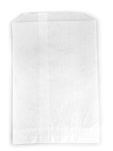 – 100 – flat glassine wax paper bags – 5 1/2″ x 7 3/4″ or 5.5″ x 7.75″ – includes jenstampz top 10 – large