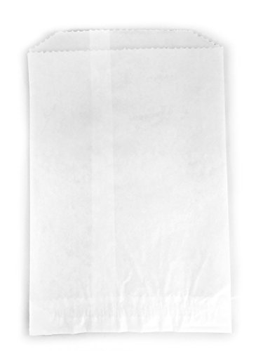 - 100 - Flat Glassine Wax Paper Bags - 5 1/2" x 7 3/4" or 5.5" x 7.75" - Includes JenStampz Top 10 - Large