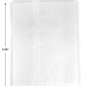 - 100 - Flat Glassine Wax Paper Bags - 5 1/2" x 7 3/4" or 5.5" x 7.75" - Includes JenStampz Top 10 - Large