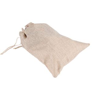 ZOENHOU 30 Packs 8 x 12 Inch Large Burlap Bags with Drawstring, Durable Jute Drawstring Bags, Dustproof Burlap Sacks for Favors Party DIY Craft