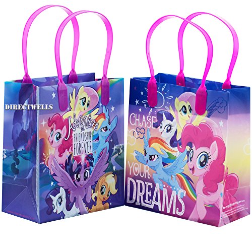 PL Little Pony Adventure and Friendship 12 Party Favor Reusable Goodie Small Gift Bags