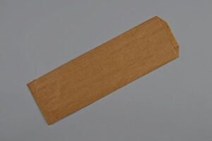 a1 bakery supplies 100 pack brown kraft natural gussett paper bags pint size liquor wine paper bags sub paper bag (natural kraft, 5 x 3 1/2 x 18)