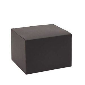 Stockroom Plus Black Paper Gift Boxes with Lids, Bulk Set with Twine and Gift Tags (5x5x3.5 In, 30 Pack)