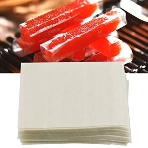 Edible Wafer Paper - Nougats Paper Edible Sticky Rice Wafer Paper Package Handmades Candy Sweet Chocolate Wrapping Paper Sheets 500Pieces 3.54"*2.95"*0.79"