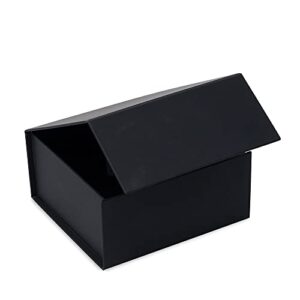 black gift boxes – 15 pack small luxury collapsible gift box with magnetic lid for gift wrapping, clothing, christmas, holidays, storage, organization, small businesses & retail, in bulk – 6x6x3