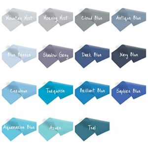insidemynest shades of blue coloured tissue paper sheets 30×20 premium quality (20 sheets) (antique blue)