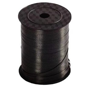 500 yards black crimped curling ribbon balloon curling ribbon balloon string roll for decoration balloon accessories