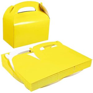yellow gift box, party favor boxes (6.2 x 3.5 x 3.6 in, 24 pack)