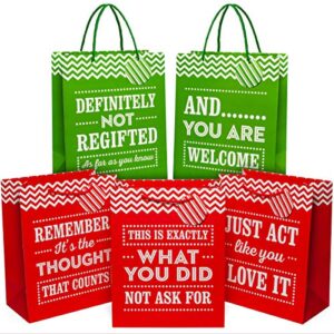 Large 13" Gift Bags - Pack of 5 - Funny Gift Wrap