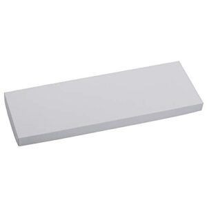 jam paper glossy tie box – 14 1/4 x 4 3/4 x 3/4 – white – sold individually