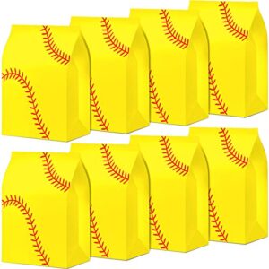 leinuosen 30 pieces softball party treat bags softball goodie favor treat bags softball theme goody bags for sport softball theme birthday party decorations supplies