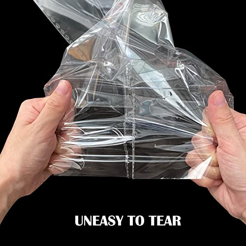 6"x 9" Flat Bottom Bags, Bottom Gusset Bags, 6x9 Cello Bags, Cellophane Treat Goodie Bags for Small Party Favor Packaging, Small Christmas Gift Wrapping Bags - 100 Pcs