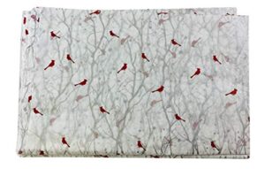 christmas cardinal tissue paper 20 inch x 30 inch sheets bulk set for holiday birds wrapping pack of 20