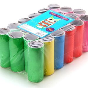 Colored Paper Rolls - Assorted Colors - 24 Pieces