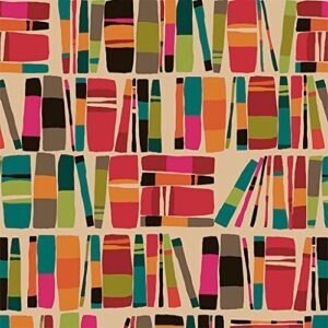 Bookworm Library Gift Wrap Flat Sheet - 24" X 6'