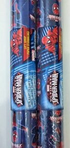 licensed children’s gift wrap paper (2 rolls) (spiderman) by greenbrier