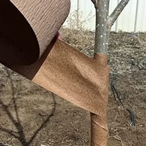 Treekote Brown Paper Tree Wrap - 4" x 150' Commercial Outdoor Use