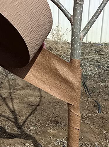 Treekote Brown Paper Tree Wrap - 4" x 150' Commercial Outdoor Use