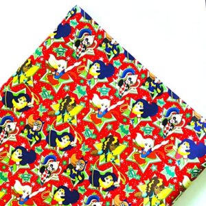 Designware Girls Hero on Red Wrapping Paper Gift Wrap (3.33 Feet Wide - 70 Sq Feet)