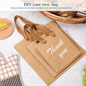 Zonon 30 Pack Brown Paper Bags with Handles Gift Paper Bags Reusable Grocery Shopping Bags Business Packaging Bags, Take out Party Birthday Merchandise Retail Bags Craft (10 Inch, 8 Inch, 6 Inch)