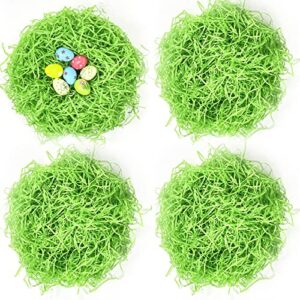 wittocs easter grass recyclable shred paper super large pack easter gift basket filler easter party decoration wrapping basket filling