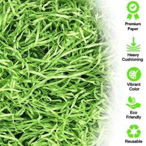 Wittocs Easter Grass Recyclable Shred Paper Super Large Pack Easter Gift Basket Filler Easter Party Decoration Wrapping Basket Filling