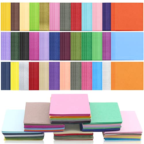 Jyongmer 3600 Sheets 3 inch Tissue Paper Squares, Colored Art Tissue Paper Bulk 36 Assorted Colors Rainbow Tissue Paper for Arts Craft DIY Scrapbooking, Scrunch Art, Birthday Party Festival Tissue