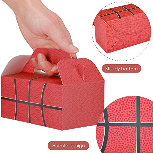 Pajean Pcs Football Treat Boxes Gable Football Favor Boxes Baseball Snack Box Baseball Party Gift Box Basketball Goodie Box Soccer Print Paper Gift Box Handle Sports Theme Birthday Party Supplies