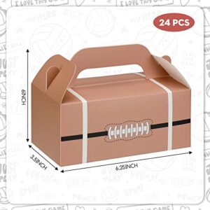 Pajean Pcs Football Treat Boxes Gable Football Favor Boxes Baseball Snack Box Baseball Party Gift Box Basketball Goodie Box Soccer Print Paper Gift Box Handle Sports Theme Birthday Party Supplies