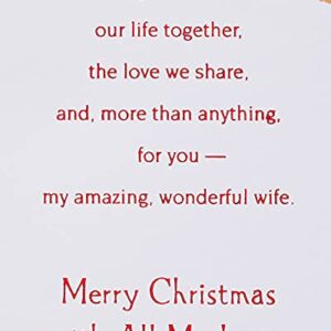 American Greetings Christmas Card for Wife (Grateful for Our Life Together)