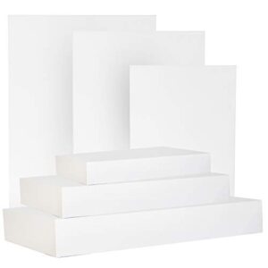 joyin 18 christmas white cardboard gift boxes with lids for xmas holiday, festive wrapping, clothes, present boxes and diy dessert boxes