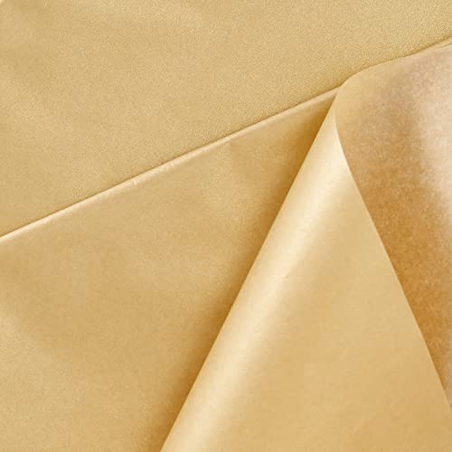 Gold Tissue Paper for Gift Wrapping Bags and Birthday Party (60 Sheets, 20 x 26 in)