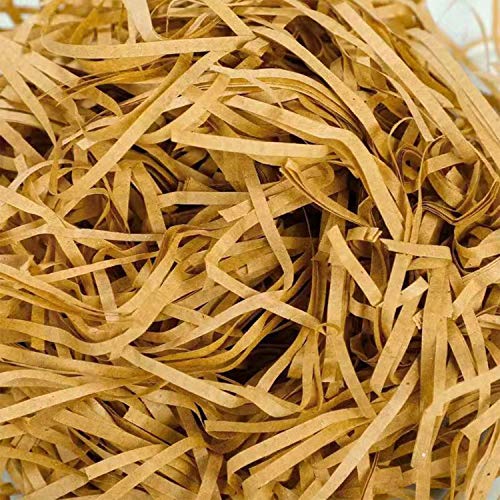 1/2LB Easter Basket Grass Craft Shredded Tissue Raffia Gift Filler Paper Shreds for Baskets Egg Stuffers for Spring Party Supplies Accessories Decorations (Camel)