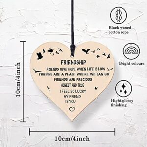 Birthday Gifts for Women Friendship Funny Relationship Gifts Unique Inspirational Personalized Small Plaques Under 10 Dollars Presents for Men Women Her Female BFF Girls