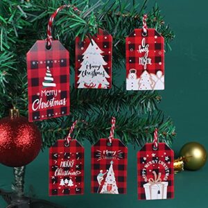 Set of 48 Tags with Strings Perfect for Marking Your Gifts Many Different Designs of Tags with Strings Tags Tags with Painted Glass Window Hangings Kids