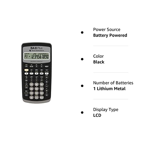 (Texas Instruments) Advanced Financial Calculator (BA II Plus)