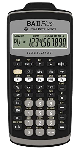 (Texas Instruments) Advanced Financial Calculator (BA II Plus)