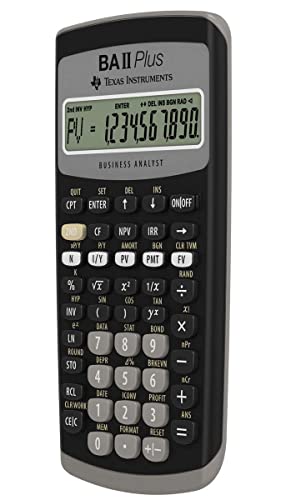 (Texas Instruments) Advanced Financial Calculator (BA II Plus)