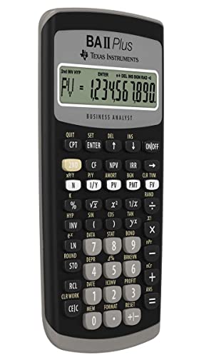 (Texas Instruments) Advanced Financial Calculator (BA II Plus)