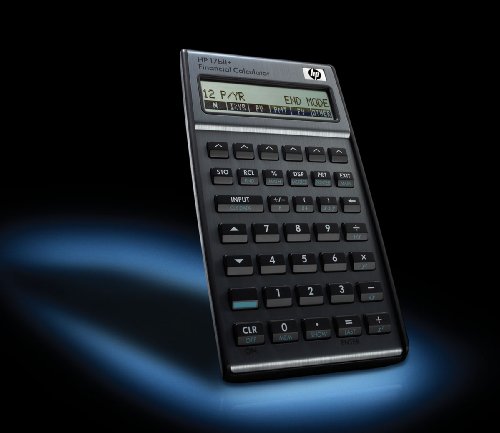 HP 17BII+ Financial Calculator, Silver