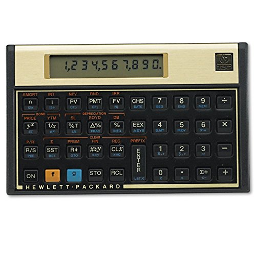 HP 12C Financial Calculator, 120 Functions, 5 x 3-1/8, 10-Digit LCD