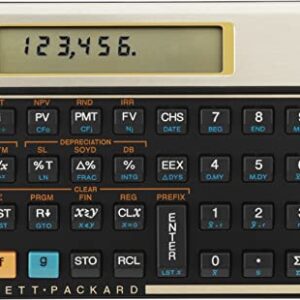 HP 12C Financial Calculator, 120 Functions, 5 x 3-1/8, 10-Digit LCD