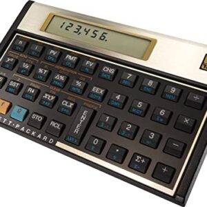 HP 12C Financial Calculator, 120 Functions, 5 x 3-1/8, 10-Digit LCD