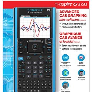 Texas Instruments TI-Nspire CX II CAS Color Graphing Calculator with Student Software (PC/Mac)