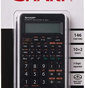 Sharp EL501X2BWH Engineering/Scientific Calculator