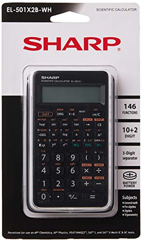 Sharp EL501X2BWH Engineering/Scientific Calculator