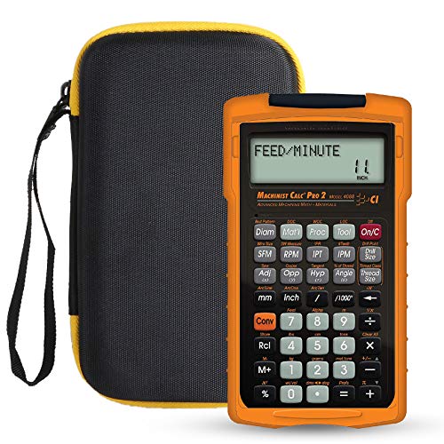 Khanka Hard Carrying Bag Replacement for Calculated Industries 4088 Machinist Calc Pro 2 Advanced Machining Calculator