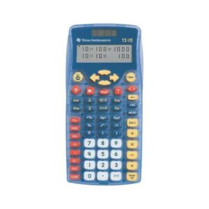 texas instruments business/financial calculator – 2 line(s) – 11 character(s) ti15tk