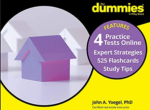 Calculated Industries 3405 Real Estate Master IIIx Residential Real Estate Finance Calculator & Real Estate License Exams for Dummies with Online Practice Tests