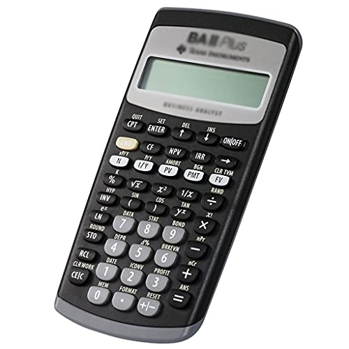 CUJUX 12 Plastic Financial Calculation Students Financial Calculator School Office Supplies